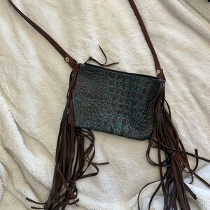 Fringe crossbody purse